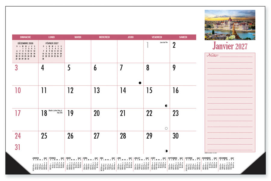 PCA 3217 Desk and Counter Calendar Pad - Desk Calendars