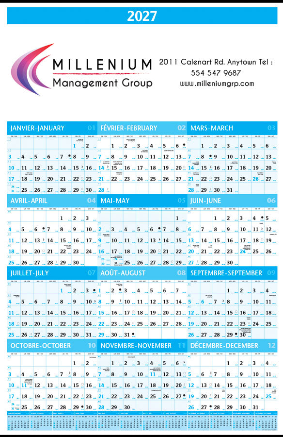 PCA 5650 Planner Plus - Wall Calendars