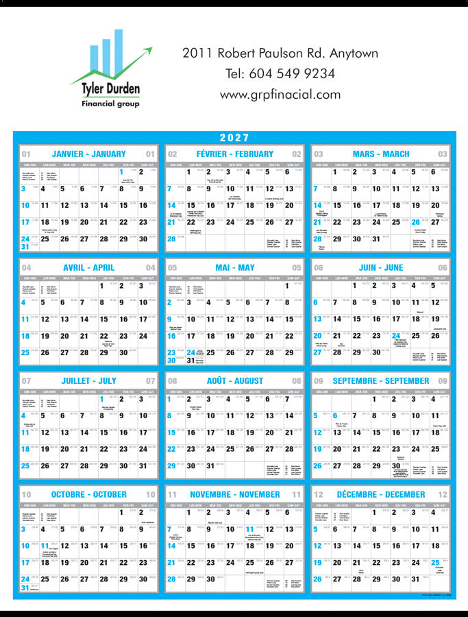 PCA 5700 Memo - Wall Calendars