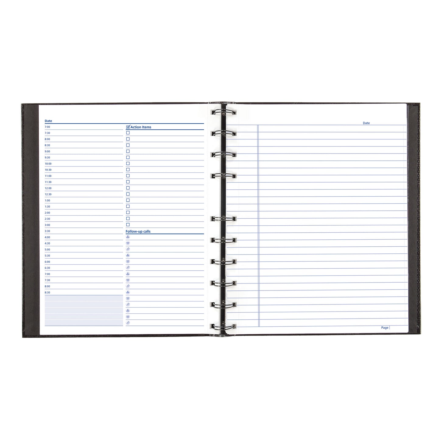 A30C.81 Blueline NotePro™ Undated Daily Planner A30C.81