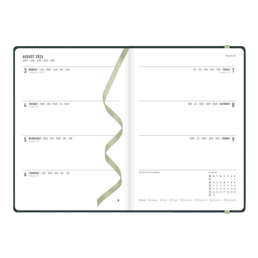 C031906/ C031907 AGENDA HEBDOMADAIRE