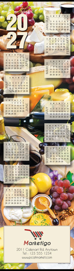 PCA 2900 Wine & Cheese - Wall Calendars