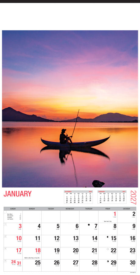 PCA 3000 12 x 23 Wall Hanger - Wall Calendars