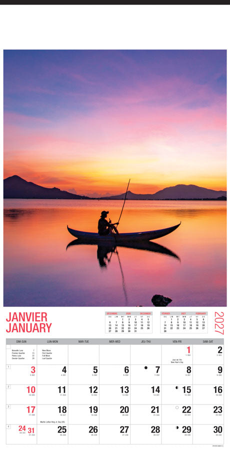 PCA 3000 12 x 23 Wall Hanger - Wall Calendars