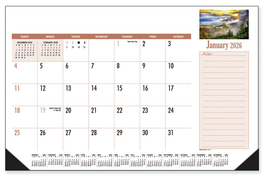 PCA 3217 Desk and Counter Calendar Pad