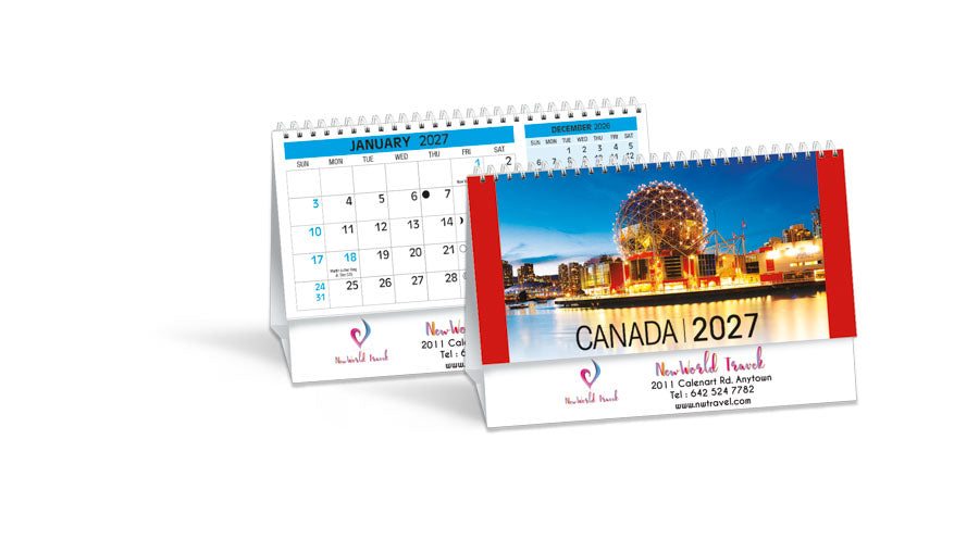 PCA 3400 Canada’s Charms - Desk Calendars