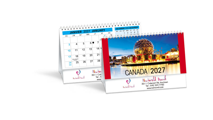 PCA 3400 Canada’s Charms - Desk Calendars