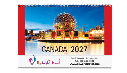 PCA 3400 Canada’s Charms - Desk Calendars