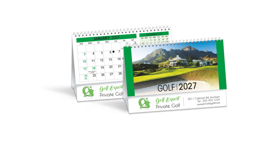 PCA 3425 Gold - Desk Calendars
