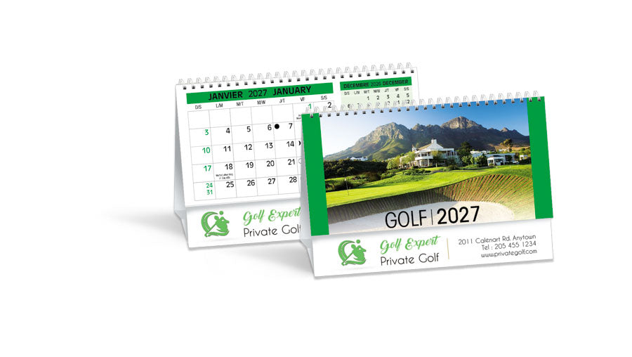 PCA 3425 Gold - Desk Calendars