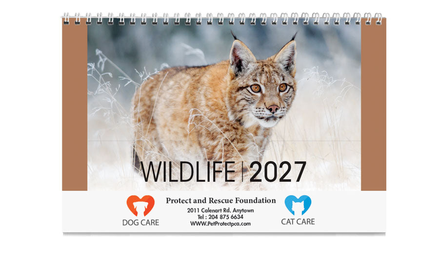 PCA 3775 Wildlife - Desk Calendars