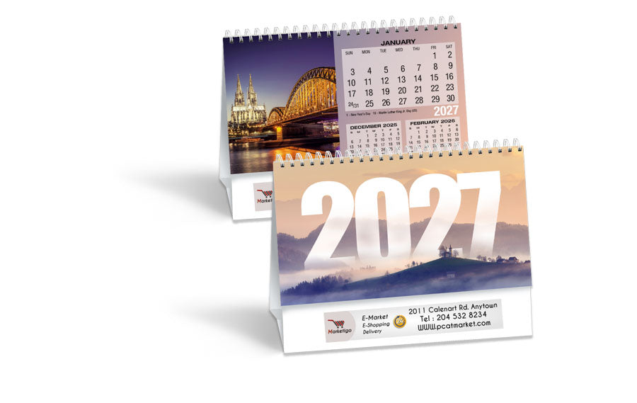 PCA 3782 Econno - Scenic - Desk Calendars