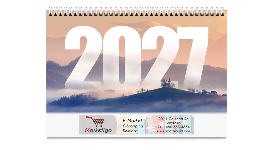 PCA 3782 Econno - Scenic - Desk Calendars