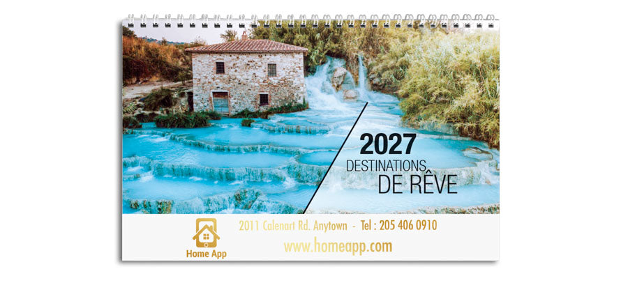 PCA 3785 Beautiful Places - Desk Calendars
