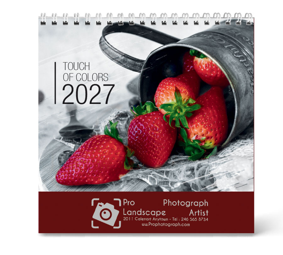 PCA 3795 Touch of Color - Desk Calendars