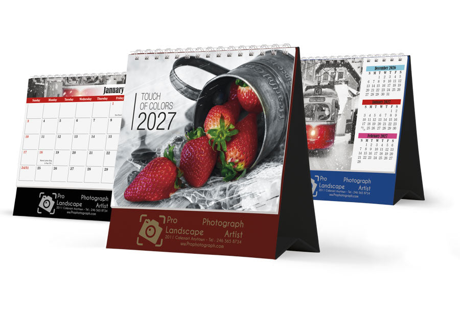 PCA 3795 Touch of Color - Desk Calendars