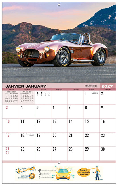 PCA 4000 Classic Cars - Appointment Calendars