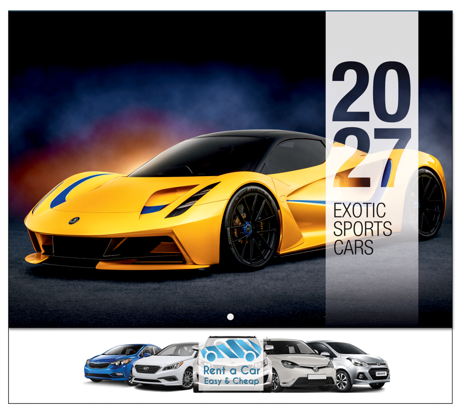 PCA Calendar 4600 Exotic Sports Cars