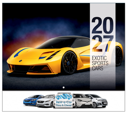 PCA Calendar 4600 Exotic Sports Cars