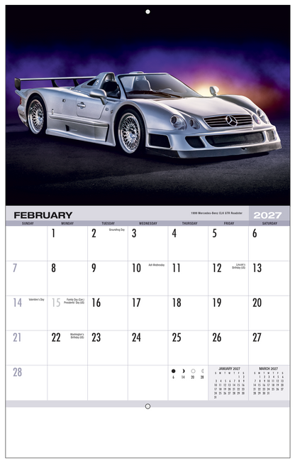 PCA Calendar 4600 Exotic Sports Cars