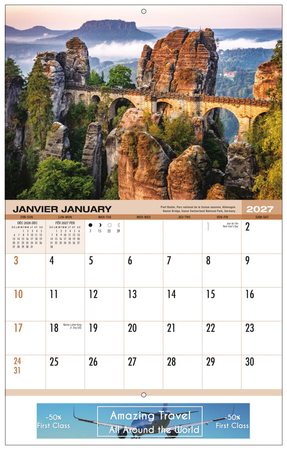 PCA 4650 World Scenic - Appointment Calendars