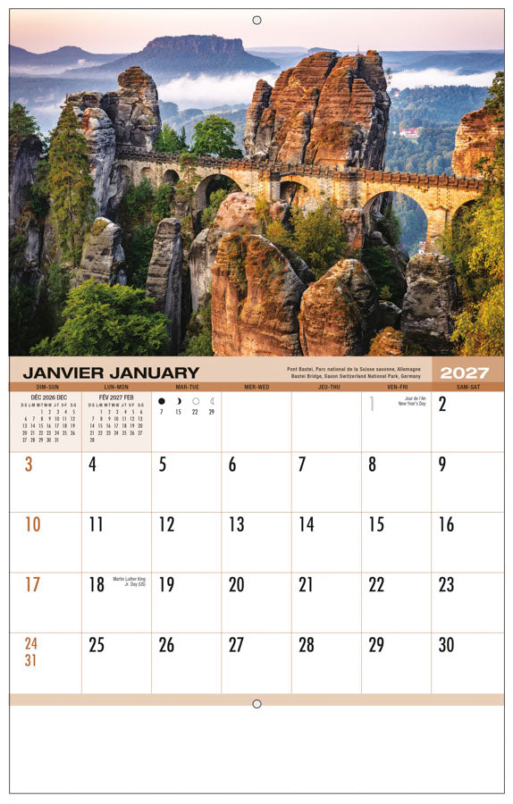 PCA 4650 World Scenic - Appointment Calendars