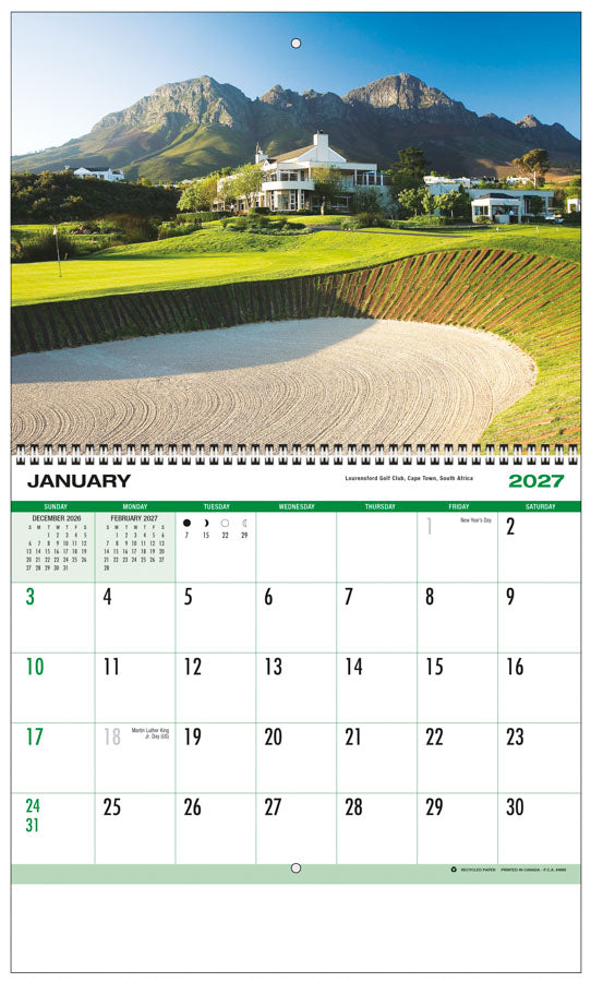 PCA 4660 Golf - Appointment Calendars