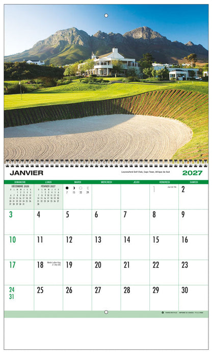 PCA 4660 Golf - Appointment Calendars