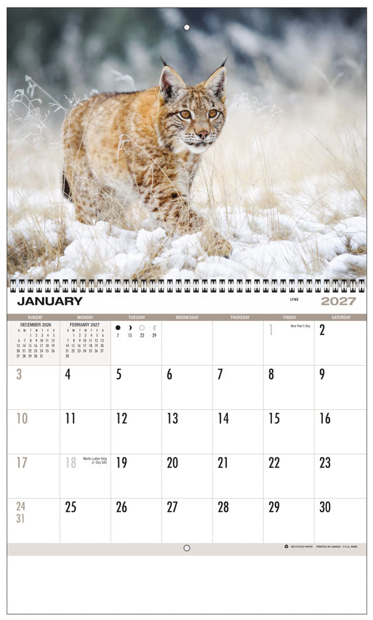 PCA 4680 North American Wildlife - Appointment Calendars