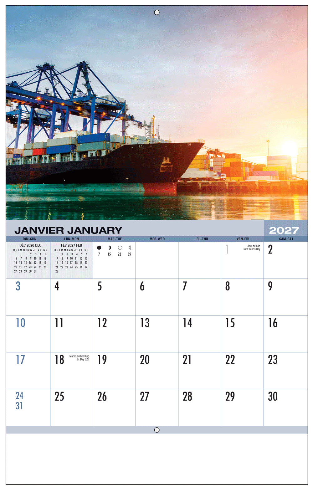 PCA 4751C Custom Appointment Wall Calendar