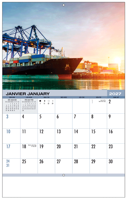 PCA 4751C Custom Appointment Wall Calendar