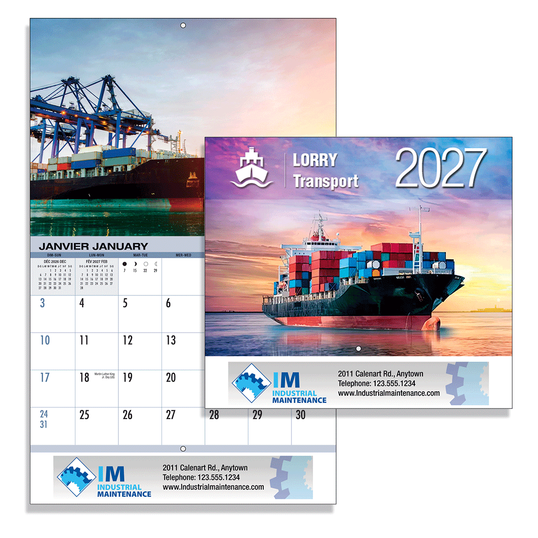 PCA 4751C Custom Appointment Wall Calendar
