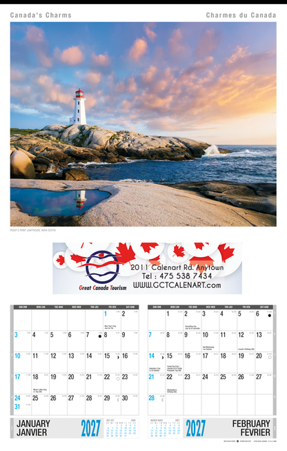 PCA Calendar 4900 Canada’s Charms