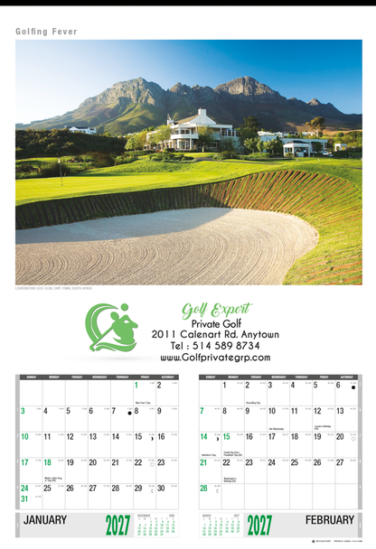 PCA Calendar 4925 Golfing Fever
