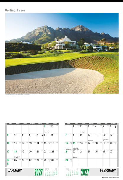 PCA Calendar 4925 Golfing Fever