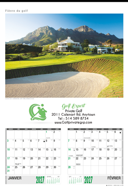 PCA Calendar 4925 Golfing Fever