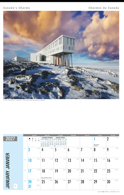 PCA Calendar 5100 Canada’s Charms