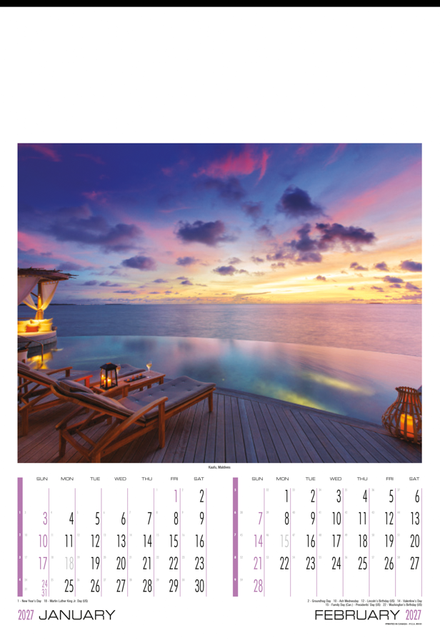 PCA Calendar 5151 Exotic