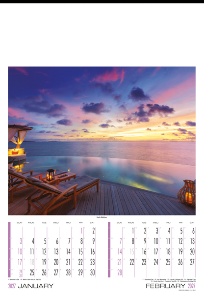 PCA Calendar 5151 Exotic