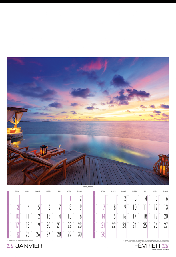 PCA Calendar 5151 Exotic