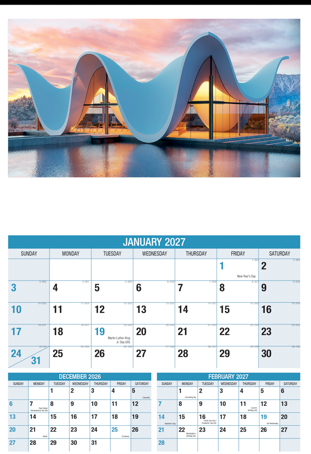 PCA 5158 Construction Industry Calendar