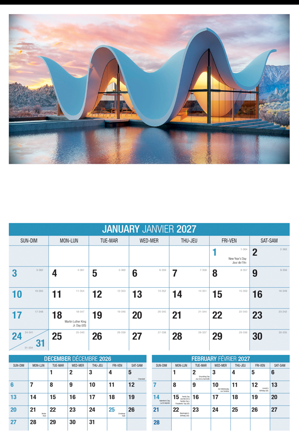 PCA 5158 Construction Industry Calendar