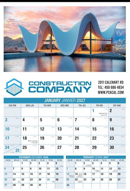 PCA 5158 Construction Industry Calendar