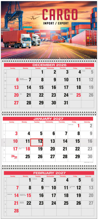 PCA 5165 Europa 3-Month - Wall Calendars