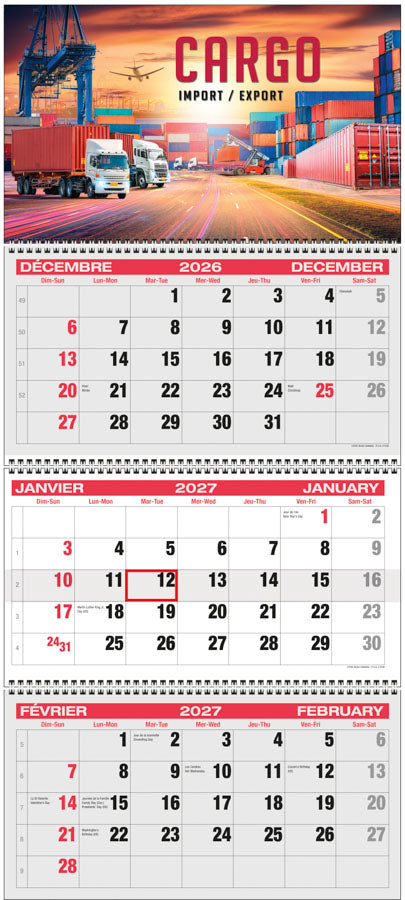 PCA 5165 Europa 3-Month - Wall Calendars