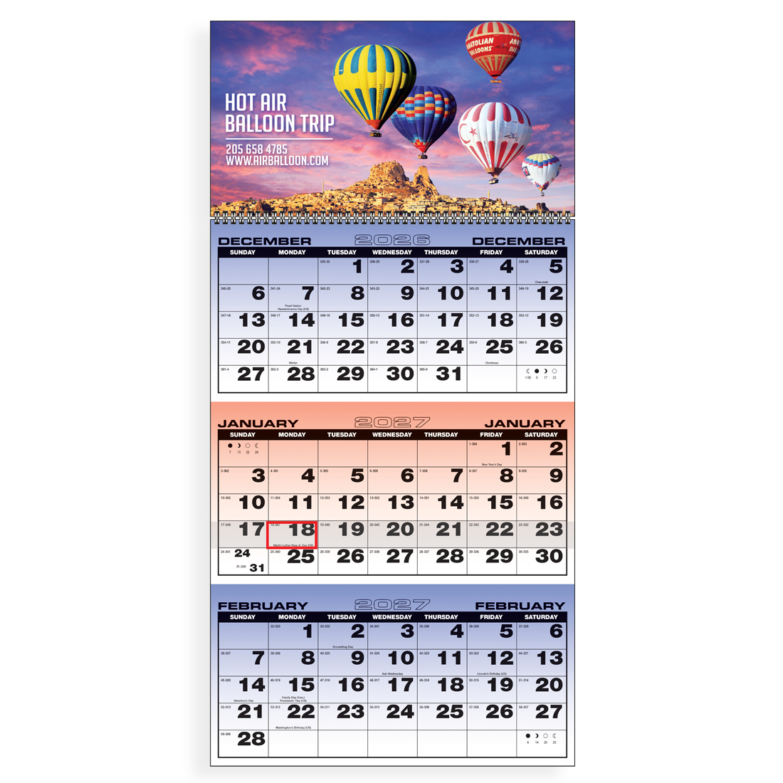 PCA 5172 3-Month Planner Economic