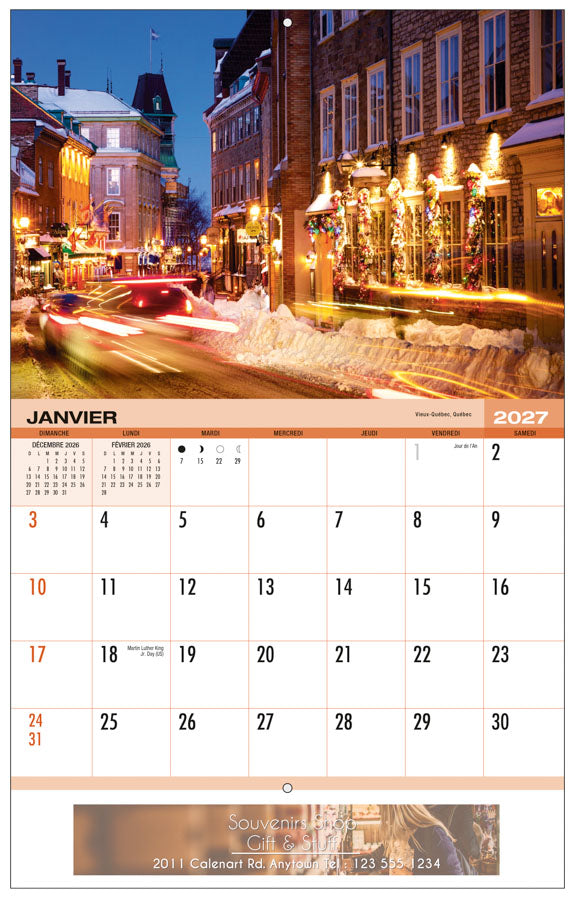 PCA 5193 Quebec - Appointment Calendars
