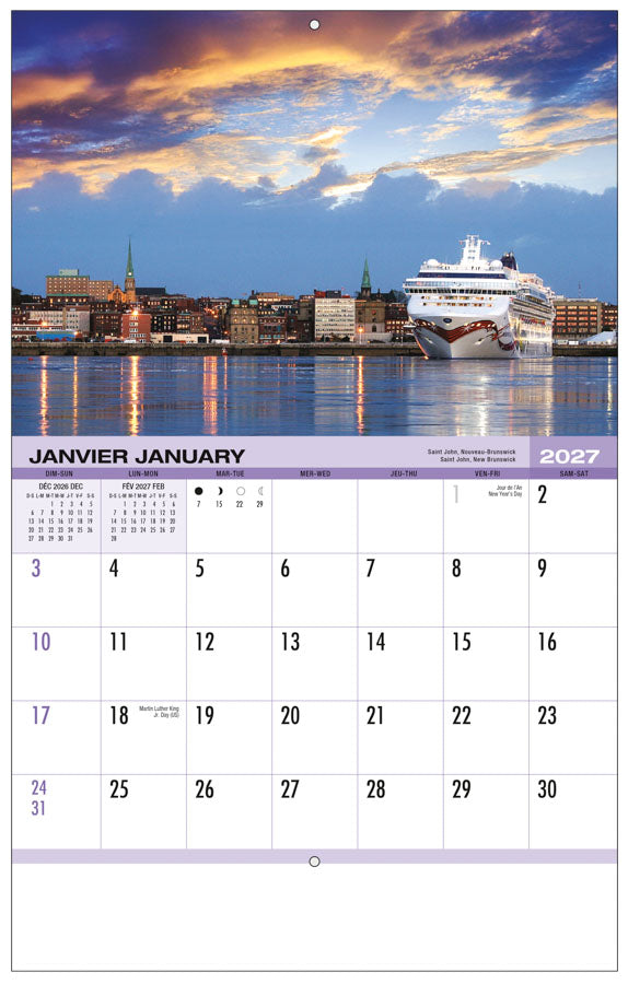 PCA 5194 Canadian Maritimes - Appointment Calendars