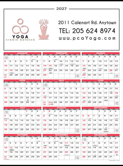 PCA 5400 Mid-Size - Wall Calendars