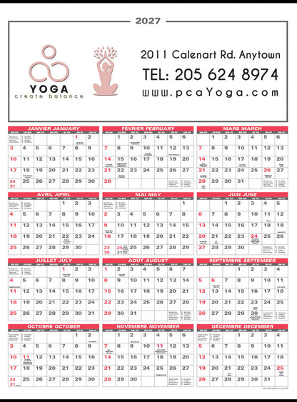 PCA 5400 Mid-Size - Wall Calendars